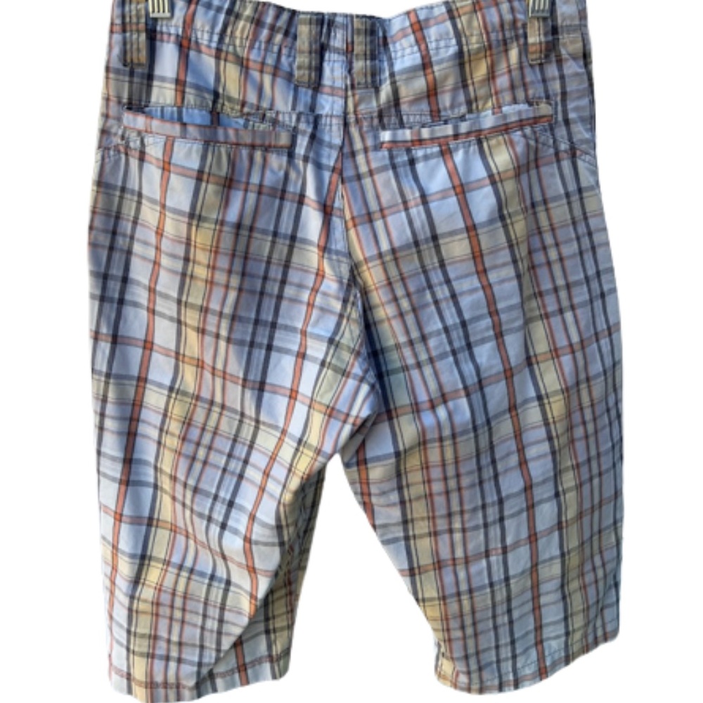 Lee Plaid Bermuda Shorts Boys Sz 18 Free w/Purchase - Picture 7 of 13